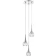 DAR LIGHTING LYA0350 LYALL Többágú Függesztett Lámpa Csiszolt Króm, Átlátszó G9 IP20
