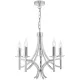 DAR LIGHTING LYO0550 LYON Kristály Csillár Csiszolt króm E14 IP20