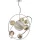 DAR LIGHTING MIK3450 MIKARA Glamour Függesztett Lámpa Csiszolt Króm, Sokszínű G9 IP20