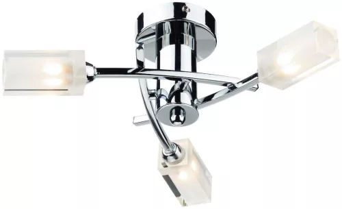 DAR LIGHTING MOR0350 MORGAN Mennyezeti Csillár Csiszolt Króm, Átlátszó G9 IP20