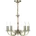 DAR LIGHTING MUR0575 MURRAY Klasszikus Csillár Antik Sárgaréz E14 IP20