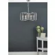 DAR LIGHTING MYK0650 MYKA Glamour Függesztett Lámpa Csiszolt Króm E14 IP20