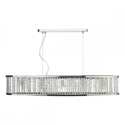   DAR LIGHTING NAN6268 NANTES Kristály Függesztett Lámpa Csiszolt Króm G9 IP20