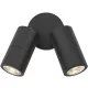 DAR LIGHTING ORT0922 ORTEGA Modern Kültéri Fali Lámpa Fekete IP65