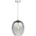 DAR LIGHTING PAT0132 PATRICE Modern Függesztett Lámpa Csiszolt Króm, Ezüst E27 IP20