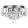 DAR LIGHTING PLU5250 PLUTO Kristály Mennyezeti Lámpa Csiszolt Króm G9 IP20