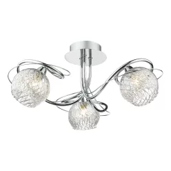   DAR LIGHTING REH0350 REHAN Mennyezeti Csillár Csiszolt Króm G9 IP20