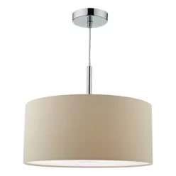   DAR LIGHTING RON1029 RONDA Ernyős Függesztett Lámpa Taupe E27 IP20