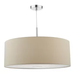   DAR LIGHTING RON1729 RONDA Ernyős Függesztett Lámpa Taupe E27 IP20