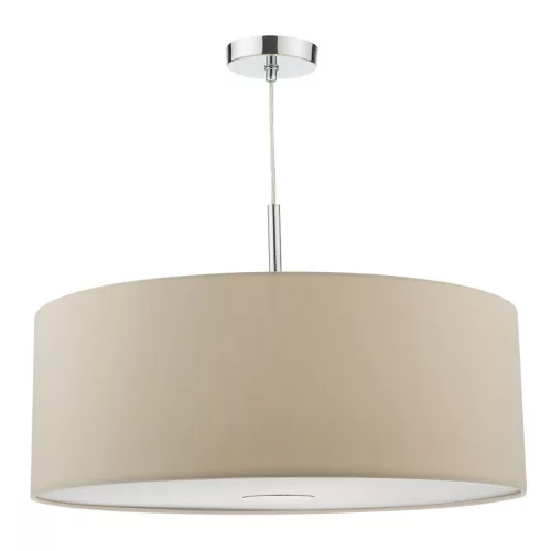 DAR LIGHTING RON1729 RONDA Ernyős Függesztett Lámpa Taupe E27 IP20