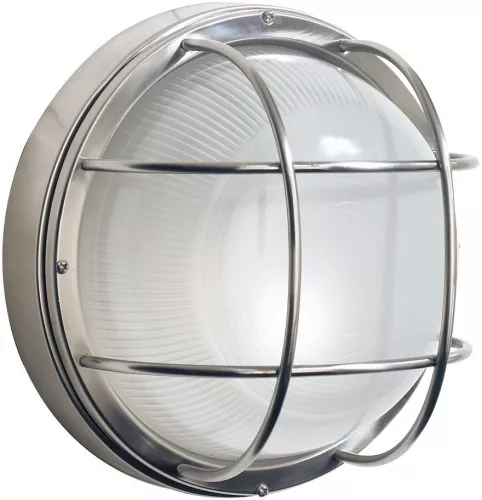 DAR LIGHTING SAL5044 SALCOMBE Klasszikus Kültéri Fali Lámpa Átlátszó, Rozsdamentes Acél E27 IP44