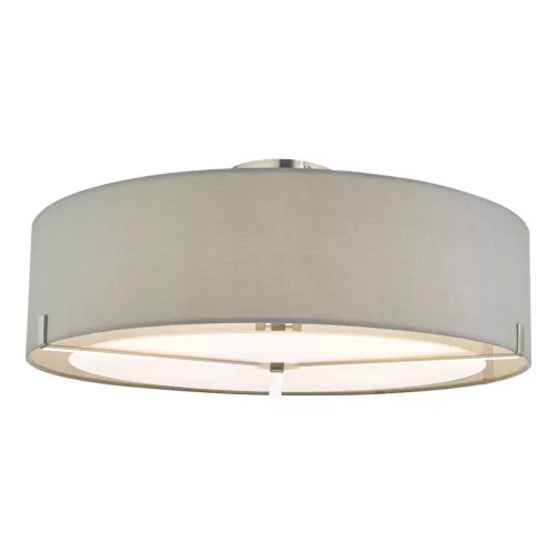 DAR LIGHTING SAN5339 SANTINO Ernyős Mennyezeti Lámpa Szatén Króm E27 IP20