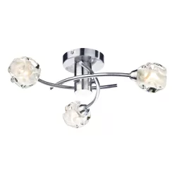   DAR LIGHTING SEA5346 SEATTLE Mennyezeti Csillár Szatén Króm G9 IP20