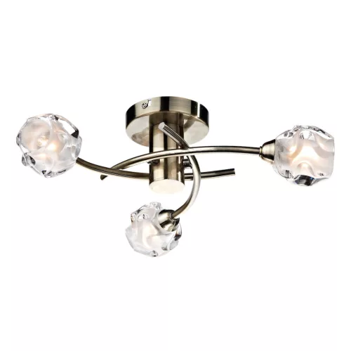 DAR LIGHTING SEA5375 SEATTLE Mennyezeti Csillár Antik Sárgaréz G9 IP20