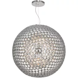   DAR LIGHTING SER8650 SERAFINA Modern Függesztett Lámpa Króm E27 IP20