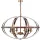 DAR LIGHTING SYM0664 SYMBOL Klasszikus Függesztett Lámpa Réz E14 IP20