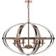 DAR LIGHTING SYM0664 SYMBOL Klasszikus Függesztett Lámpa Réz E14 IP20