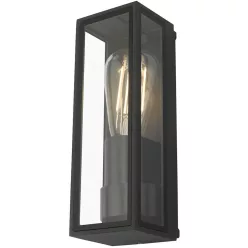   DAR LIGHTING TAR1639 TARYN Modern Kültéri Fali Lámpa Átlátszó, Szürke E27 IP65