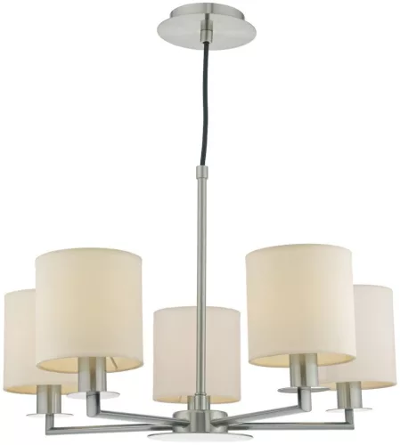 DAR LIGHTING TYL0538 TYLER Modern Csillár Szatén Nikkel E14 IP20