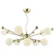 DAR LIGHTING URS2335 URSA Glamour Csillár Opál, Arany G9 IP20
