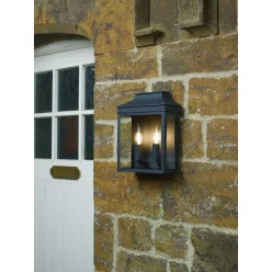   DAR LIGHTING VAP5022 VAPOUR Klasszikus Kültéri Fali Lámpa Fekete, Átlátszó E14 IP44