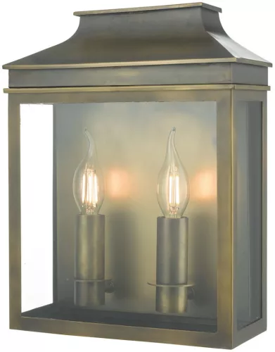 DAR LIGHTING VAP5045 VAPOUR Klasszikus Kültéri Fali Lámpa Átlátszó E14 IP44