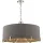 DAR LIGHTING VEY0639 VEYRON Ernyős Függesztett Lámpa Nikkel, Szürke E14 IP20