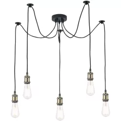 Dar Lighting WACO WAC0575 Függőlámpa 5x60W/E27