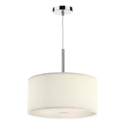   DAR LIGHTING ZAR1033 ZARAGOZA Ernyős Függesztett Lámpa Tejszínes E27 IP20