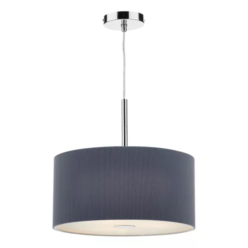 DAR LIGHTING ZAR1039 ZARAGOZA Ernyős Függesztett Lámpa Szürke E27 IP20