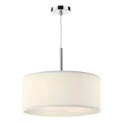   DAR LIGHTING ZAR1733 ZARAGOZA Ernyős Függesztett Lámpa Tejszínes E27 IP20