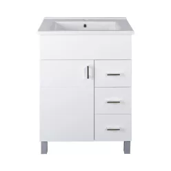   VivaStyle KARINA 65 lábon álló fürdőszobabútor 3 fiókos Sanovit ATRIA 9065 mosdóval 65 x 45,5 cm
