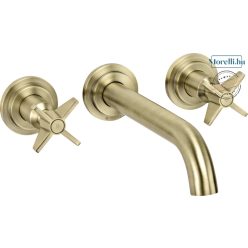   DEANTE-BQT-M54D TEMISTO Brass Color Washbasin Faucet Double Lever Spout
