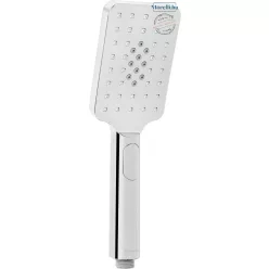 kézizuhany króm vázzal és sárgaréz testtel fürdőszobai használatra deante-nga-051s - moretti.hu