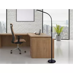   LED álló lámpa XENIA 12W dimmelhető  idözítővel ( asztal / talaj / clip ) - DL4306/B