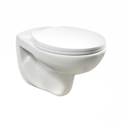 DORIS wall mounted rimless toilet with soft close seat