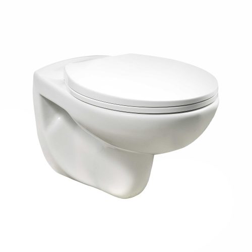 DORIS wall mounted rimless toilet with soft close seat