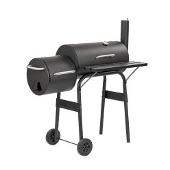 Faszenes kerti grillsütő füstölővel