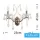 UNIVERSO Fali lámpa 2-karos 2xE14 Max.40W D230x410mm IP20 Arany
