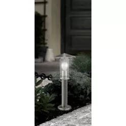   EGLO 30187 LISIO Modern Kültéri Állólámpa Nikkel, Átlátszó E27 IP44
