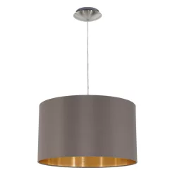  EGLO 31603 MASERLO Ernyős Függesztett Lámpa Cappucino, Nikkel, Arany E27 IP20