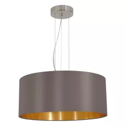  EGLO 31608 MASERLO Ernyős Függesztett Lámpa Cappucino, Nikkel, Arany E27 IP20