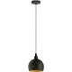 EGLO 33345 ROCCAFORTE Modern Függesztett Lámpa Fekete, Arany E14 IP20