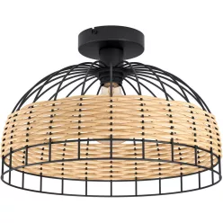   EGLO 43398 ANWICK Vintage Mennyezeti Lámpák Barna, Fekete E27 IP20