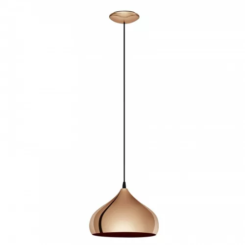 EGLO 49449 HAPTON Glamour Függesztett Lámpa Réz E27 IP20