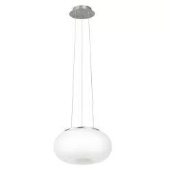   EGLO 86813 OPTICA Modern Függesztett Lámpa Fehér, Nikkel E27 IP20