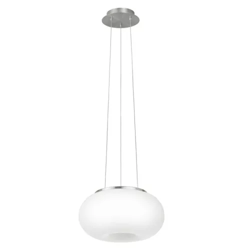 EGLO 86813 OPTICA Modern Függesztett Lámpa Fehér, Nikkel E27 IP20
