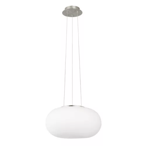 EGLO 86814 OPTICA Modern Függesztett Lámpa Fehér, Nikkel E27 IP20