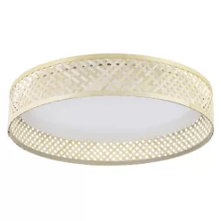   EGLO 900464 LUPPINERIA Ernyős Mennyezeti Lámpa Fehér, Barna LED IP20