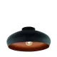 EGLO 94547 MOGANO Loft Mennyezeti Lámpa Fekete, Réz E27 IP20